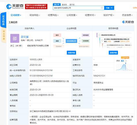 螞蟻金服成立信用評(píng)估公司 以數(shù)據(jù)科技賦能金融信用體系